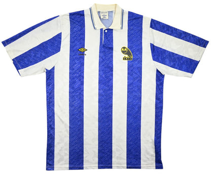 Maillot Sheffield Wednesday 1989-91 Domicile Umbro vintage XL