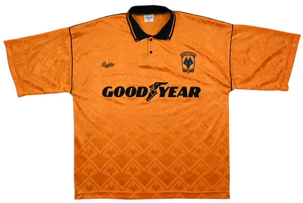 Maillot Wolverhampton Extérieur Bukta 1990-91 Vintage Goodyear