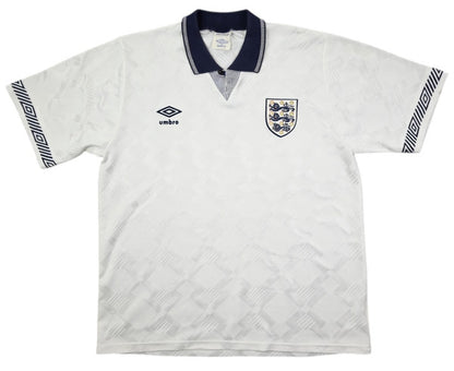 Maillot Angleterre Domicile 1990-92 Umbro Vintage | 9/10