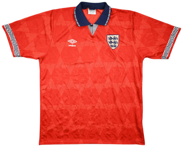 Maillot Angleterre Domicile 1990-93 Umbro Vintage Taille L