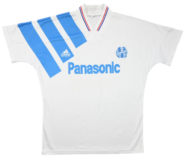 Maillot Olympique Marseille 1991-92 Domicile Adidas Vintage