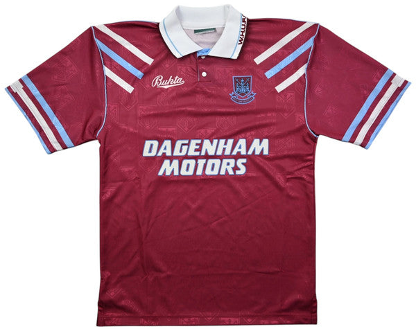 Maillot West Ham 1992-93 Domicile Score Draw Vintage Reissue