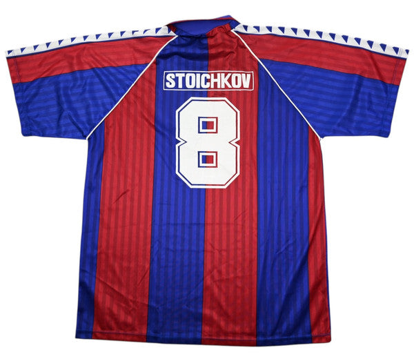 Maillot FC Barcelona 1992-95 Adidas Stoichkov vintage 9/10