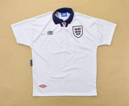 Maillot Angleterre Domicile Umbro 1993-95 Vintage Taille L