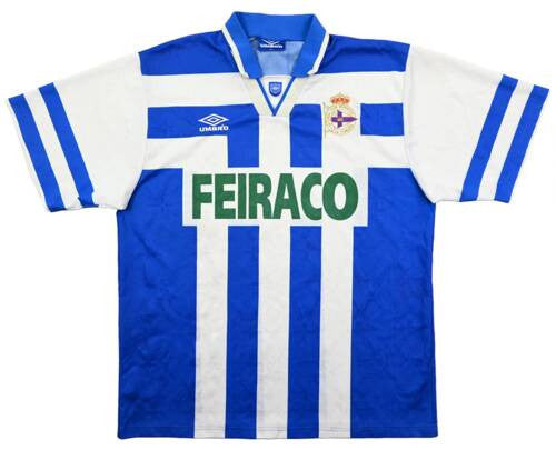 Maillot Deportivo La Coruña 1994-97 Domicile Umbro Vintage