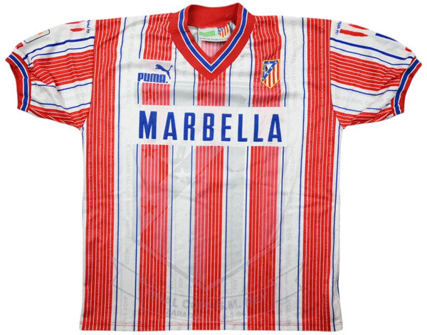 Maillot Atletico Madrid Domicile Puma 1995-96 Vintage 9/10