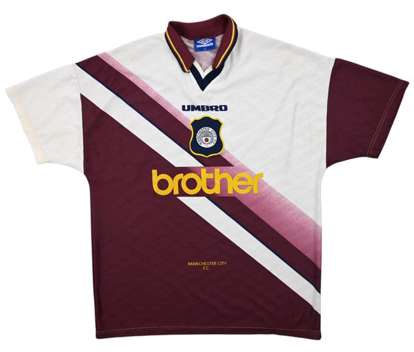 Maillot Manchester City Extérieur Umbro 1996-97 Vintage Brother