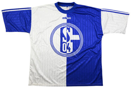 Maillot Schalke 04 Domicile Adidas 1996-97 Vintage XXL