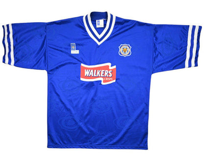 Maillot Leicester City Domicile 1996-98 Beattie Vintage 9/10