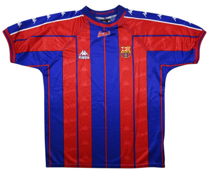 Maillot FC Barcelona Domicile 1997-98 Kappa Vintage L