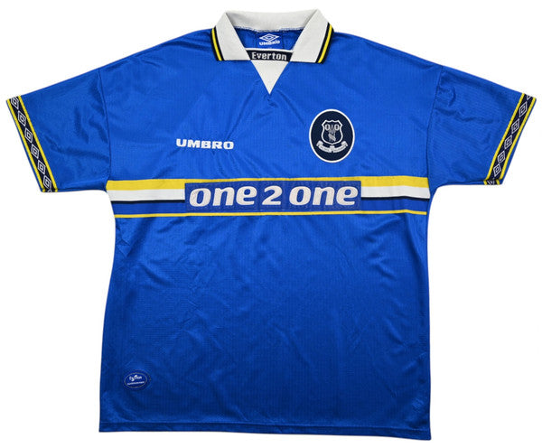 Maillot Everton Domicile 1997-99 Umbro Vintage ONE 2 ONE