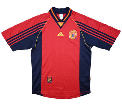Maillot Espagne Domicile Adidas 1998-2000 Vintage | 8/10