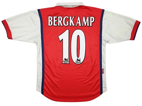 Maillot Arsenal Domicile Nike 1998-99 Bergkamp Vintage