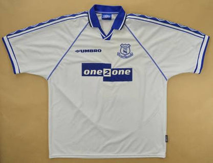 Maillot Everton Extérieur 1998-99 Umbro ONE2ONE vintage XL