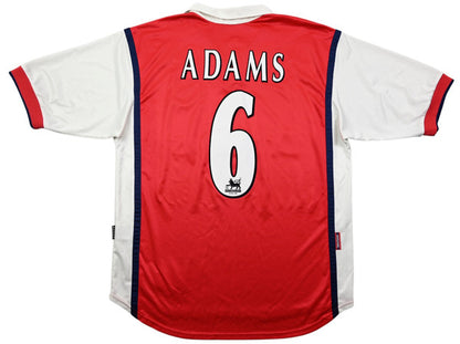 Maillot Arsenal 1999-00 Nike Domicile Adams vintage collector