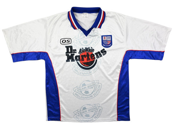 Maillot Rushden & Diamonds 1999-2000 Domicile Dr Martens vintage