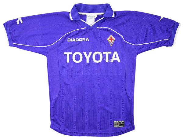 Maillot Fiorentina 2000-01 Domicile Diadora Toyota vintage