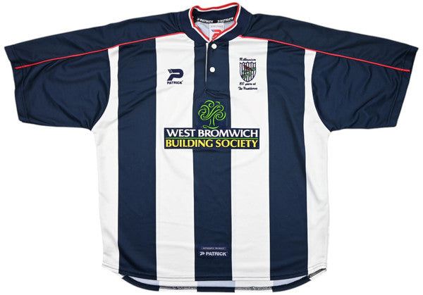 Maillot West Bromwich Albion Domicile Patrick 2000-02 Vintage