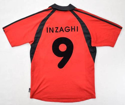 Maillot AC Milan 2001-02 Adidas Domicile Inzaghi vintage