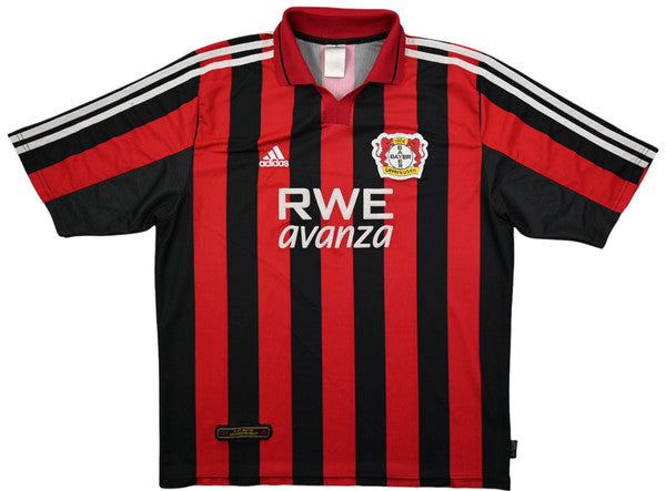 Maillot Bayer Leverkusen 2001-02 Domicile Adidas Vintage