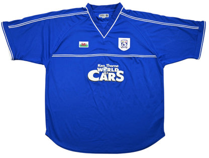 Maillot Cardiff City Domicile 2001-02 Xara Vintage | 9/10