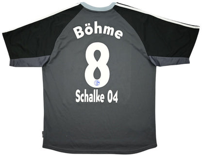 Maillot Extérieur Schalke 04 2001-02 Adidas Böhme Vintage