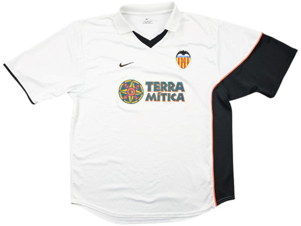 Maillot Valencia Domicile Nike 2001-02 Terra Mitica vintage