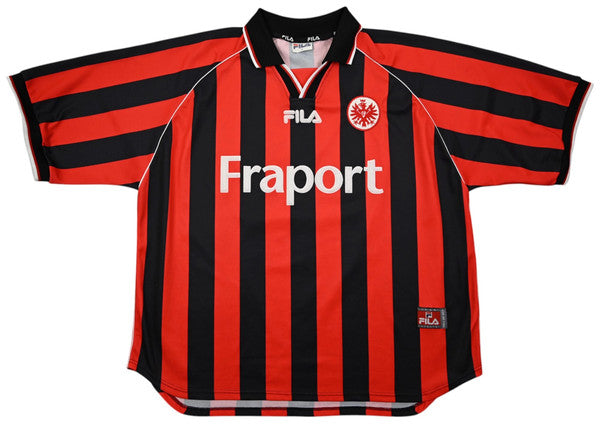 Maillot Eintracht Frankfurt Domicile Fila 2002-03 Vintage FRAPORT