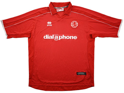 Maillot Middlesbrough Domicile 2002-03 Errea Dialphone Vintage