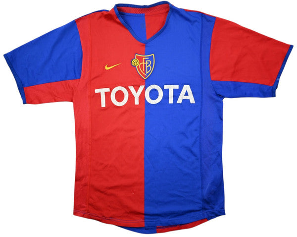 Maillot FC Basel 2002-04 Domicile Nike Toyota vintage collector