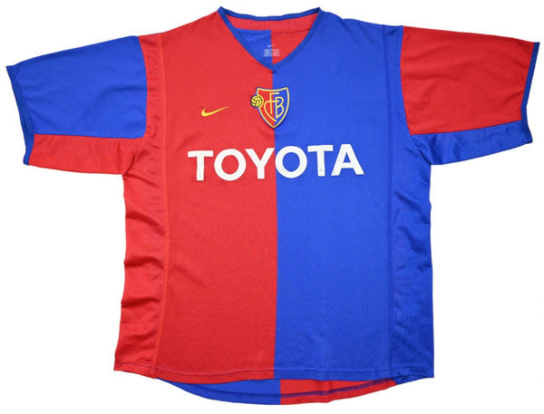 Maillot FC Basel Domicile Nike 2004-2006 vintage Toyota