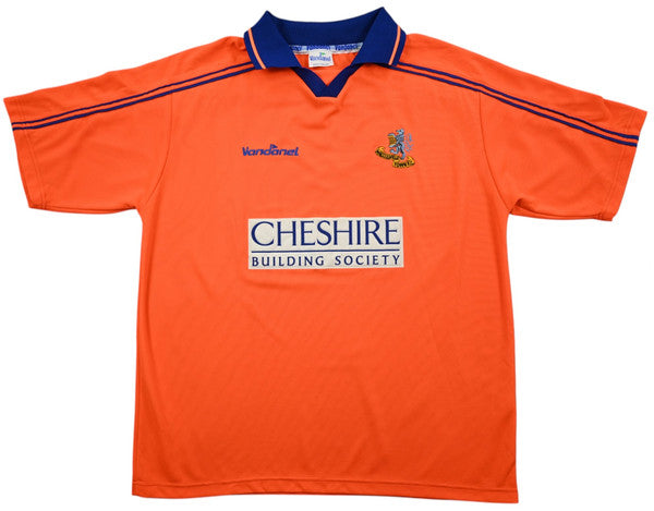Maillot Macclesfield Town 2002-04 Domicile Vandanel vintage