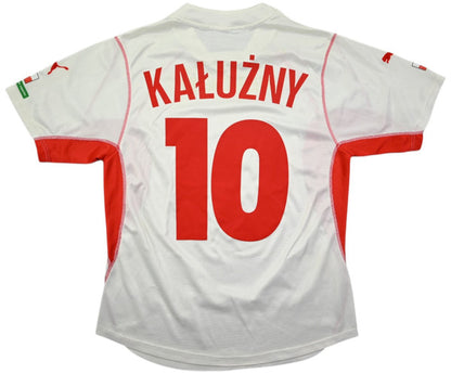 Maillot Pologne Extérieur Puma 2002-04 Kałużny vintage 8/10