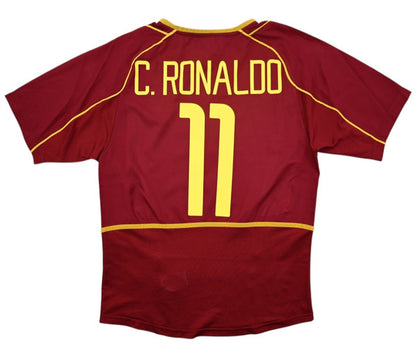 Maillot Portugal 2002-2004 Nike Domicile C.Ronaldo vintage 9/10