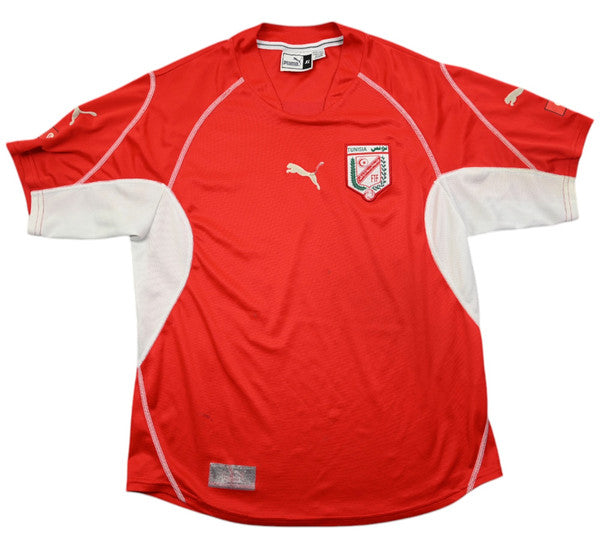 Maillot Tunisie Domicile Puma 2002-2004 Vintage XL