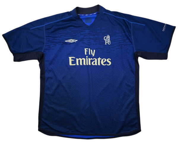 Maillot Chelsea 2003-04 Umbro Domicile Fly Emirates Vintage