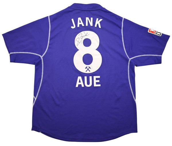 Maillot Erzgebirge Aue 2003-04 Puma Domicile Signé Ronny Jank