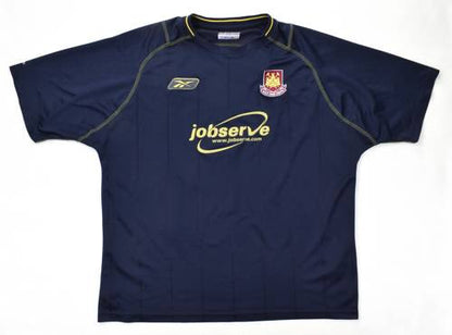 Maillot West Ham 2003-04 Reebok Domicile JobServe Vintage
