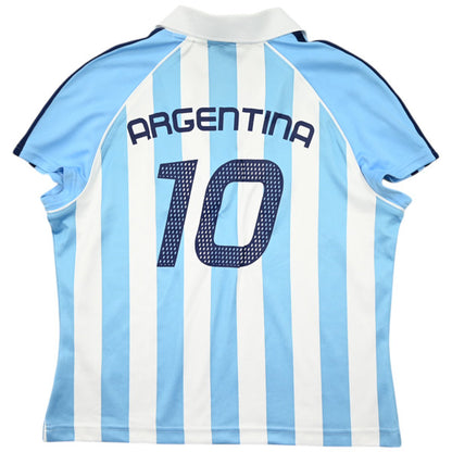 Maillot Argentine 2004-05 Adidas Domicile Femme XL Vintage