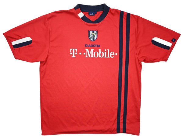 Maillot West Bromwich Albion 2004-06 Diadora Domicile Vintage