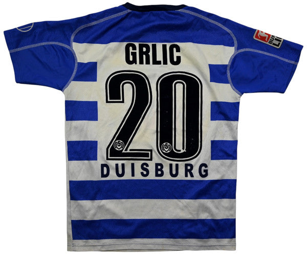 Maillot MSV Duisburg 2005-06 Domicile Uhlsport GRLIC vintage