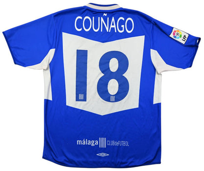 Maillot Málaga CF Domicile Umbro 2005-07 Counago vintage