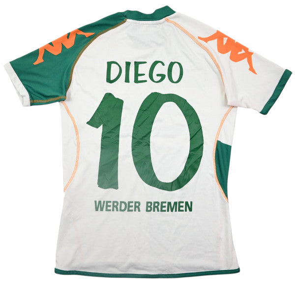 Maillot Werder Bremen Extérieur Kappa 2006-07 Diego vintage