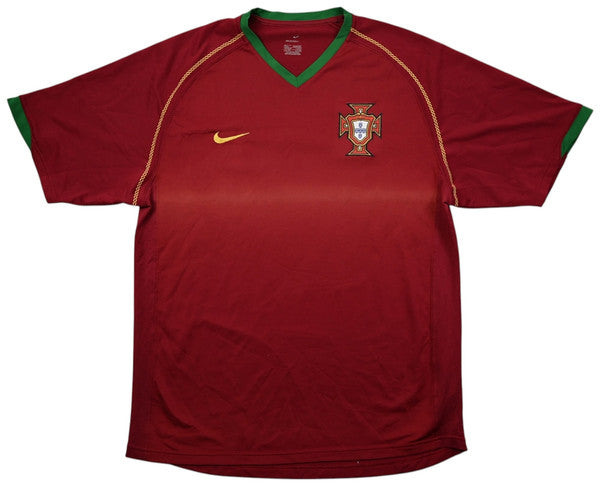 Maillot Portugal Domicile Nike 2006-2008 Vintage Taille L
