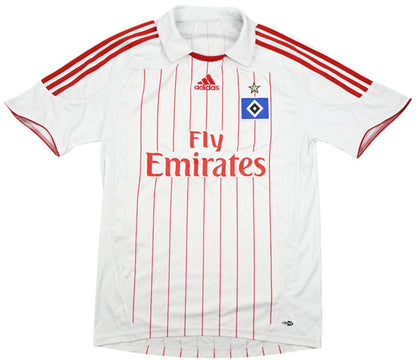 Maillot Hamburg SV 2007-08 Adidas Domicile Fly Emirates vintage
