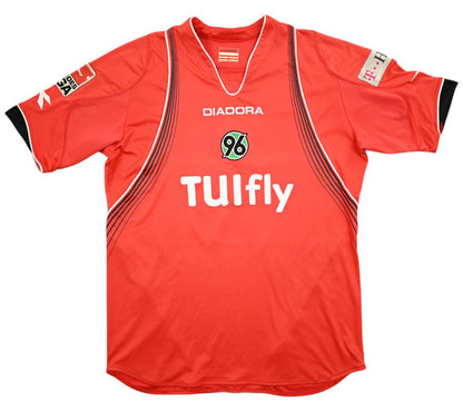 Maillot Hannover 96 Domicile 2007-08 Diadora HANKE vintage XL