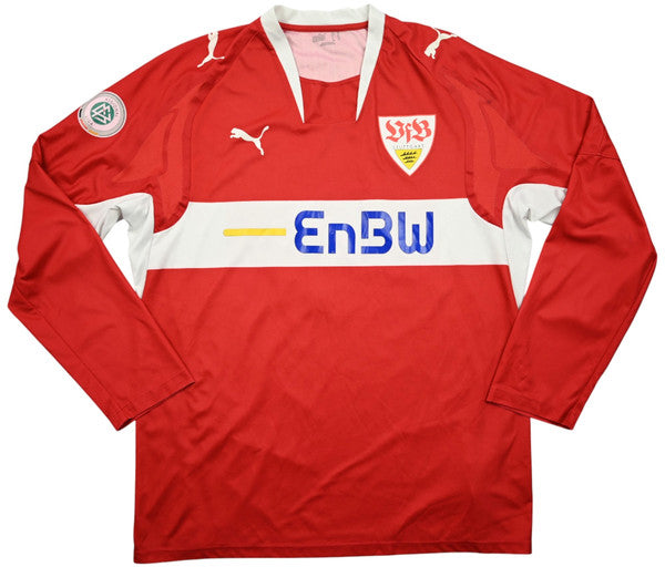 Maillot VFB Stuttgart 2007-08 Manches Longues Puma Domicile