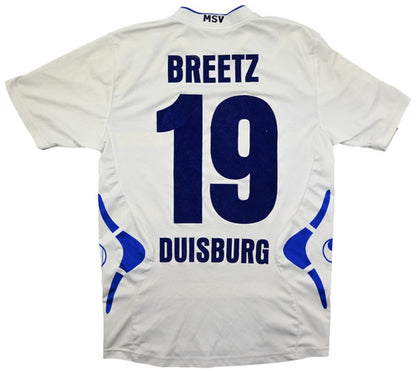Maillot MSV Duisburg 2008-09 Uhlsport Domicile vintage Evonik