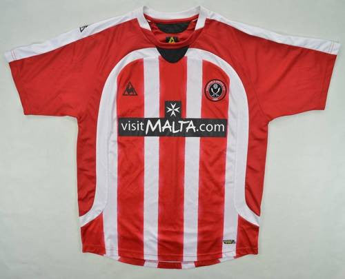 Maillot Sheffield United 2008-09 Domicile Le Coq Sportif vintage