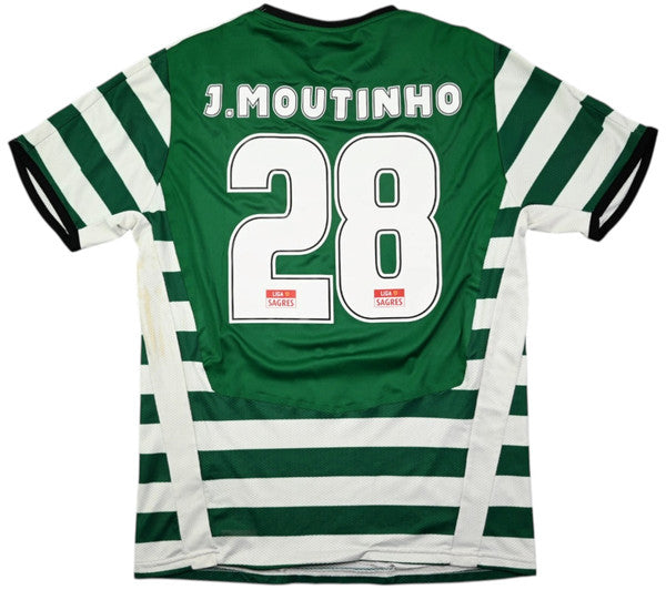 Maillot Sporting Portugal Domicile Puma 2008-09 Moutinho vintage